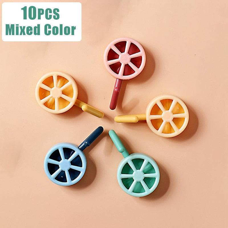 10PCS Strong Self-Adhesive Wall Hooks – No Drilling Needed