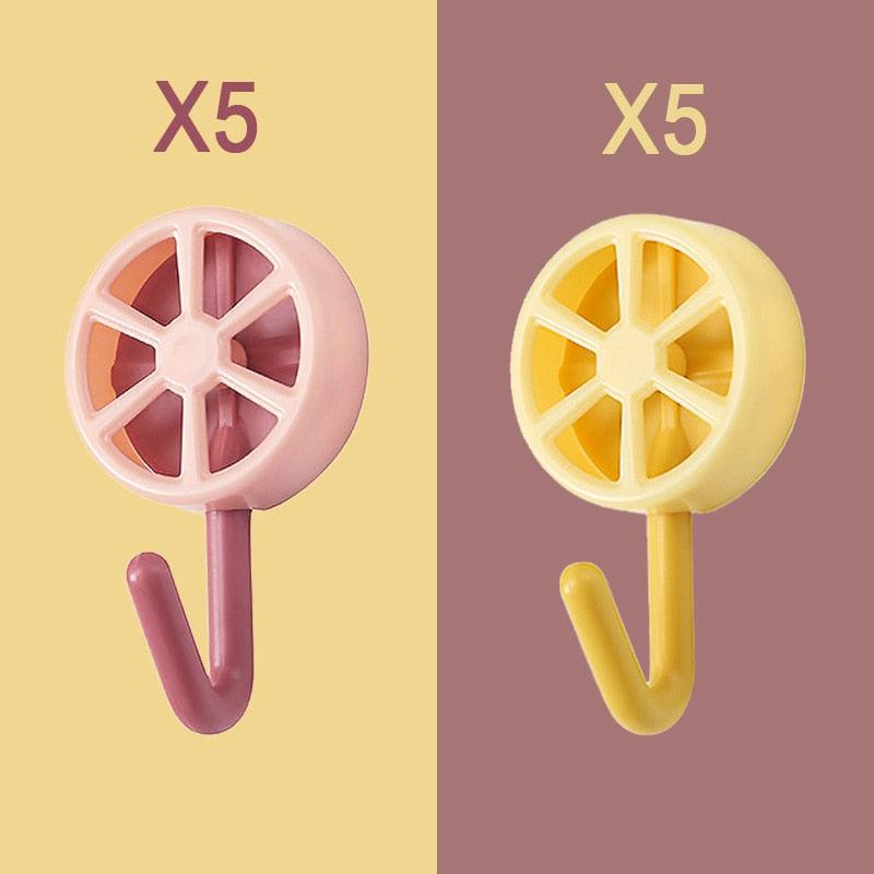 10PCS Strong Self-Adhesive Wall Hooks – No Drilling Needed