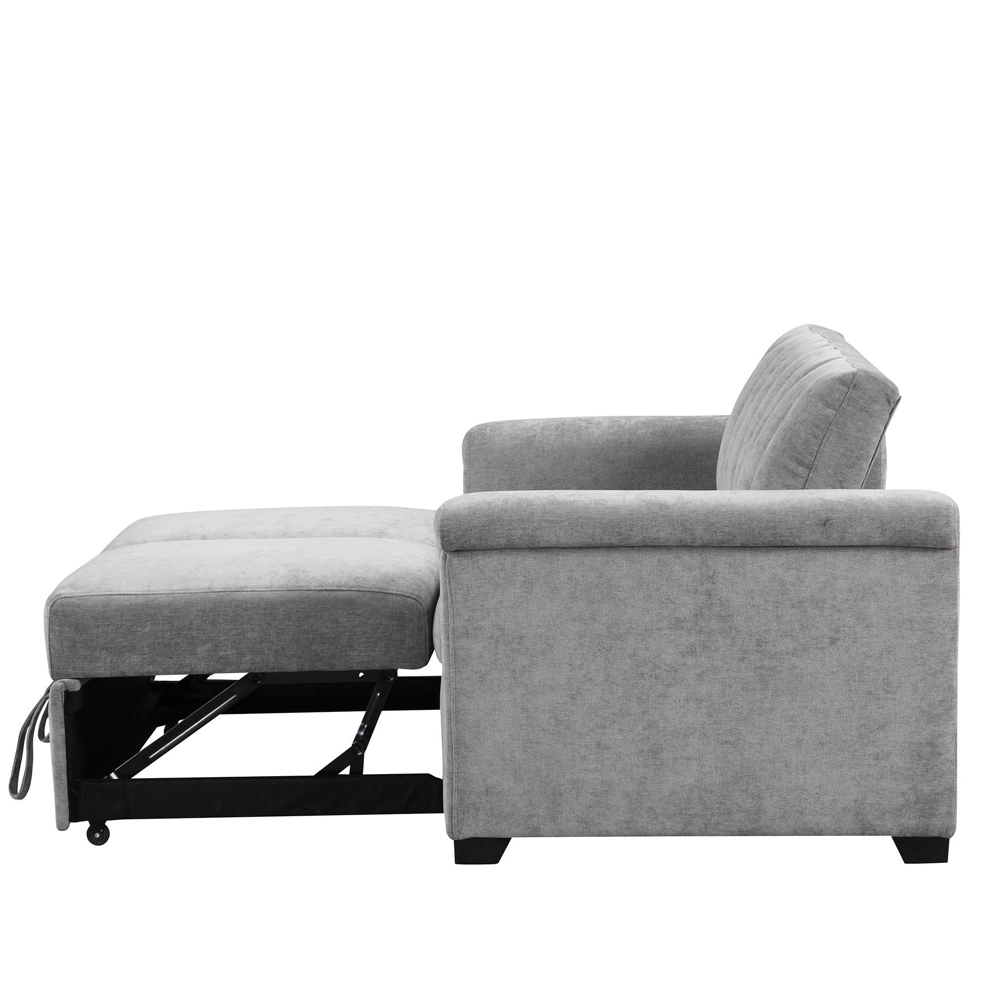Convertible Soft Cushion Sofa Pull-Out Bed for Two