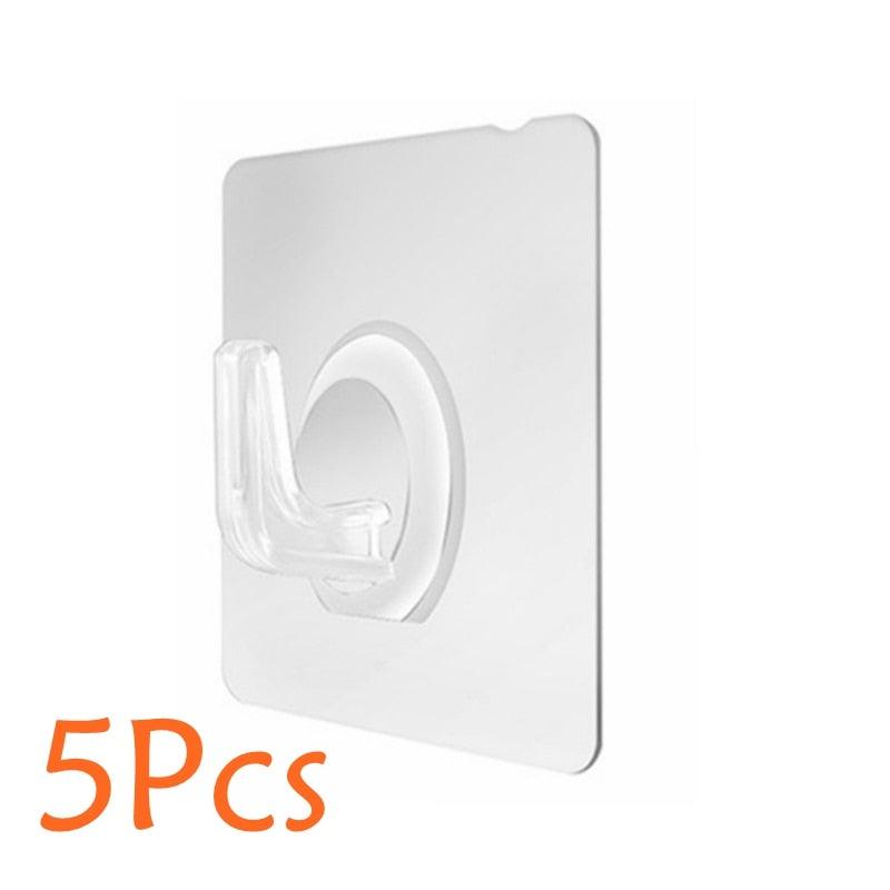 Punch-Free Wall Storage Hooks for Power Plugs – 5/10/20 Pcs