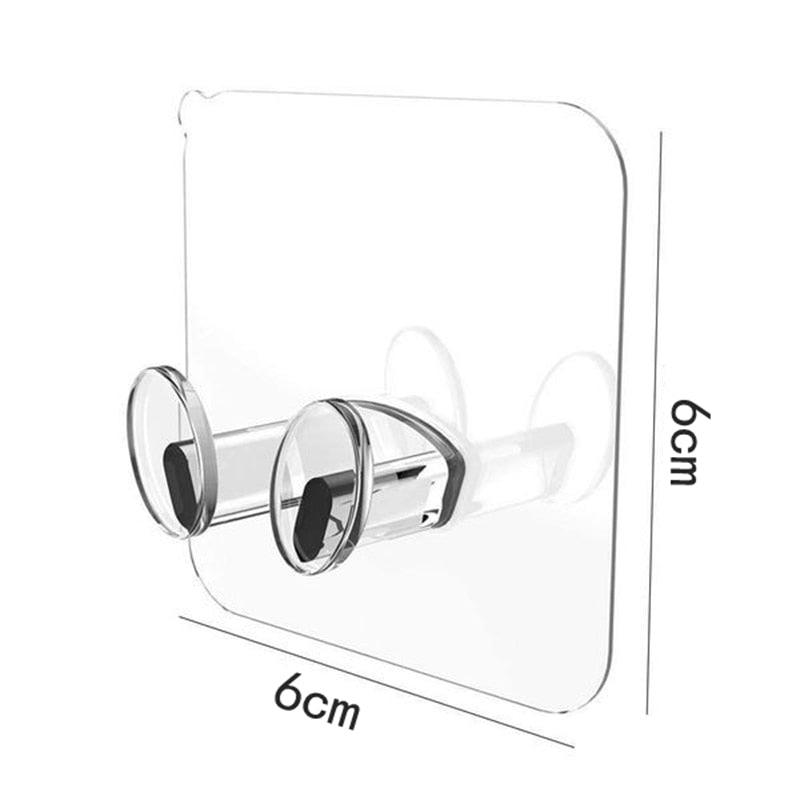 Punch-Free Wall Storage Hooks for Power Plugs – 5/10/20 Pcs