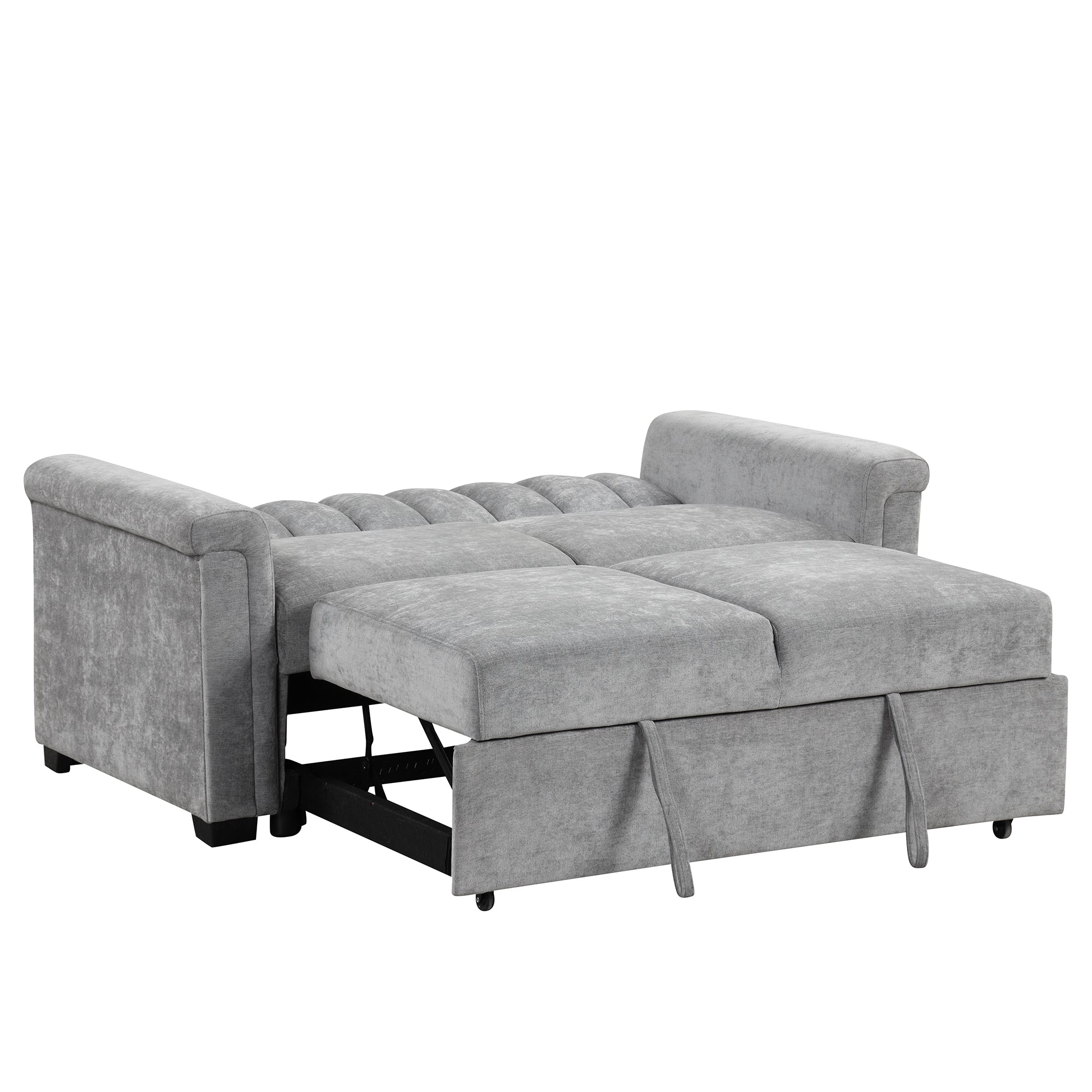 Convertible Soft Cushion Sofa Pull-Out Bed for Two