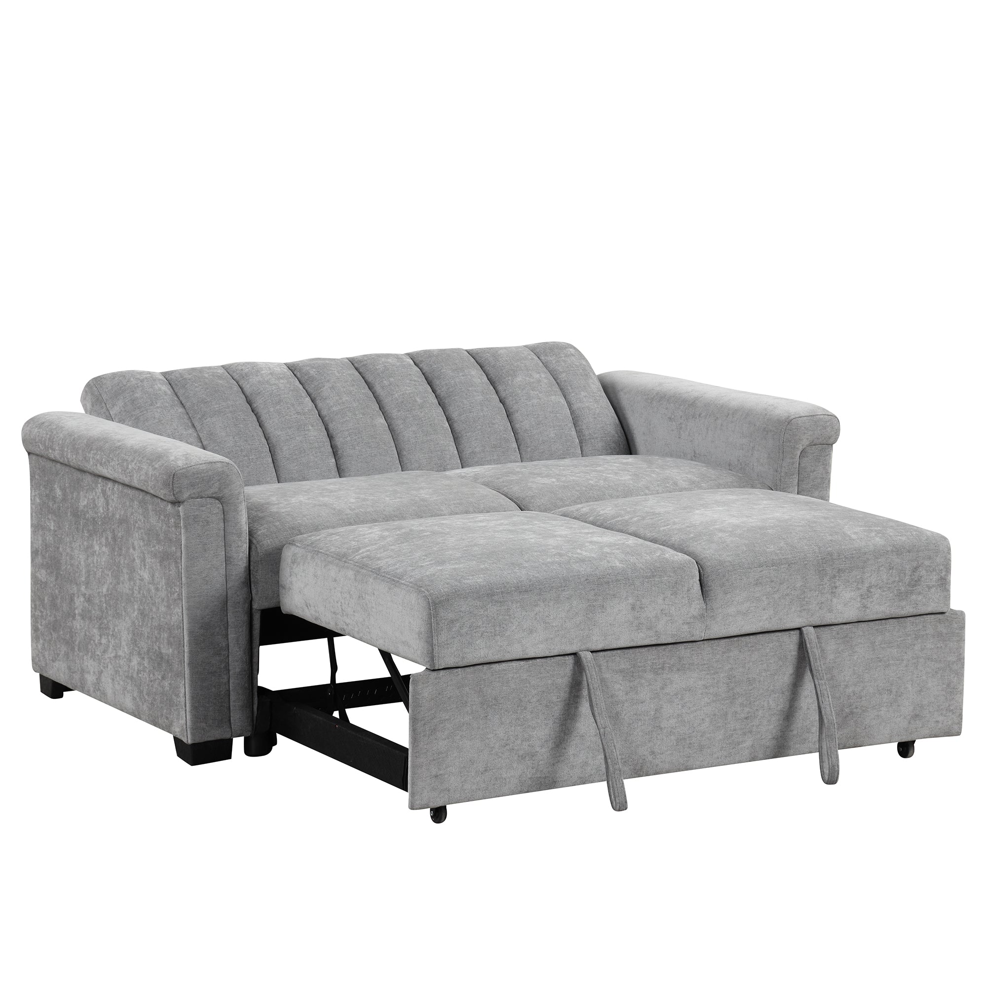 Convertible Soft Cushion Sofa Pull-Out Bed for Two