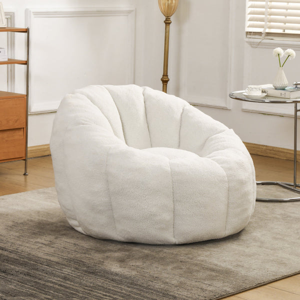 Bean Bag Chair, Bean Bag Sofa Chair with Armrests Stuffed High-Density Foam, Lazy Sofa Comfy Chairs, BeanBag Chair for Adults in Living Room, Bedroom Reading
