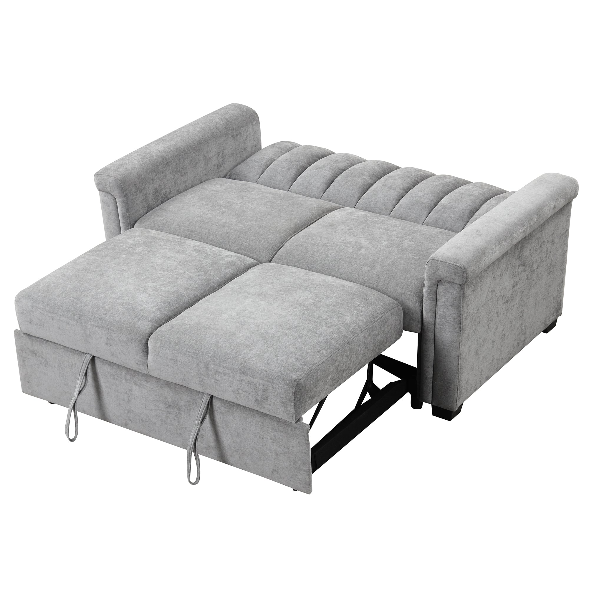 Convertible Soft Cushion Sofa Pull-Out Bed for Two