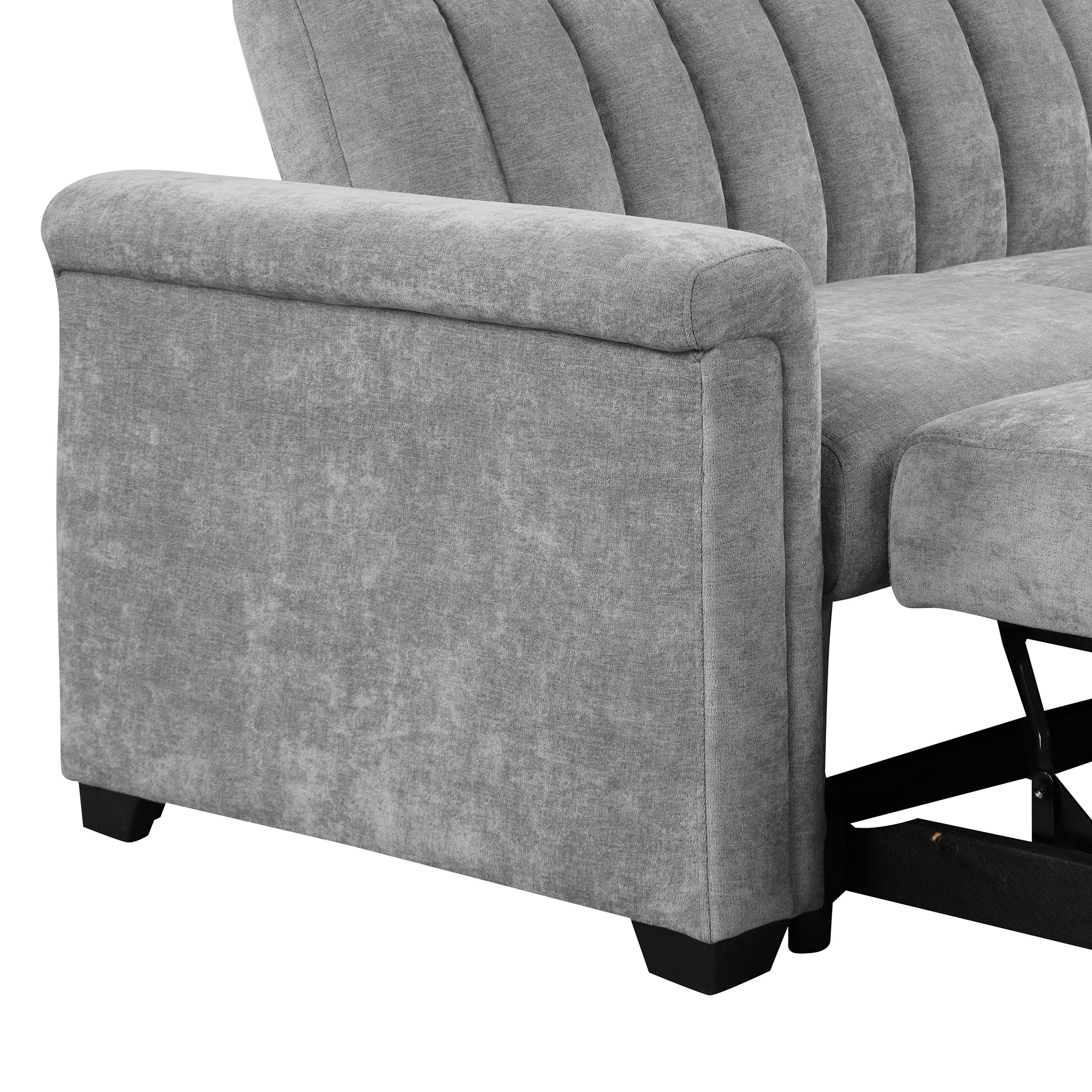 Convertible Soft Cushion Sofa Pull-Out Bed for Two