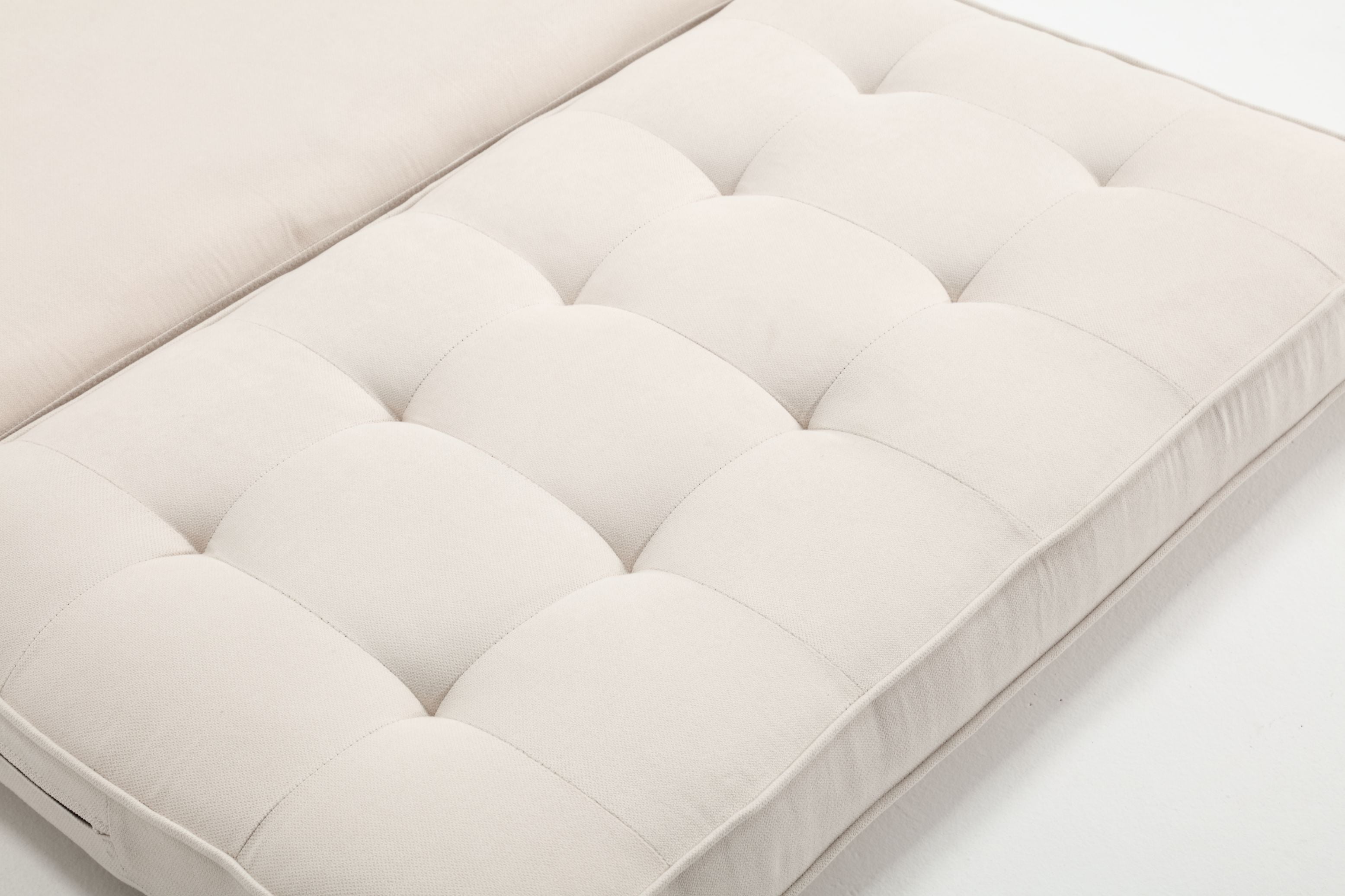 3-Fold Convertible Futon Sofa Bed Space-Saving Loveseat