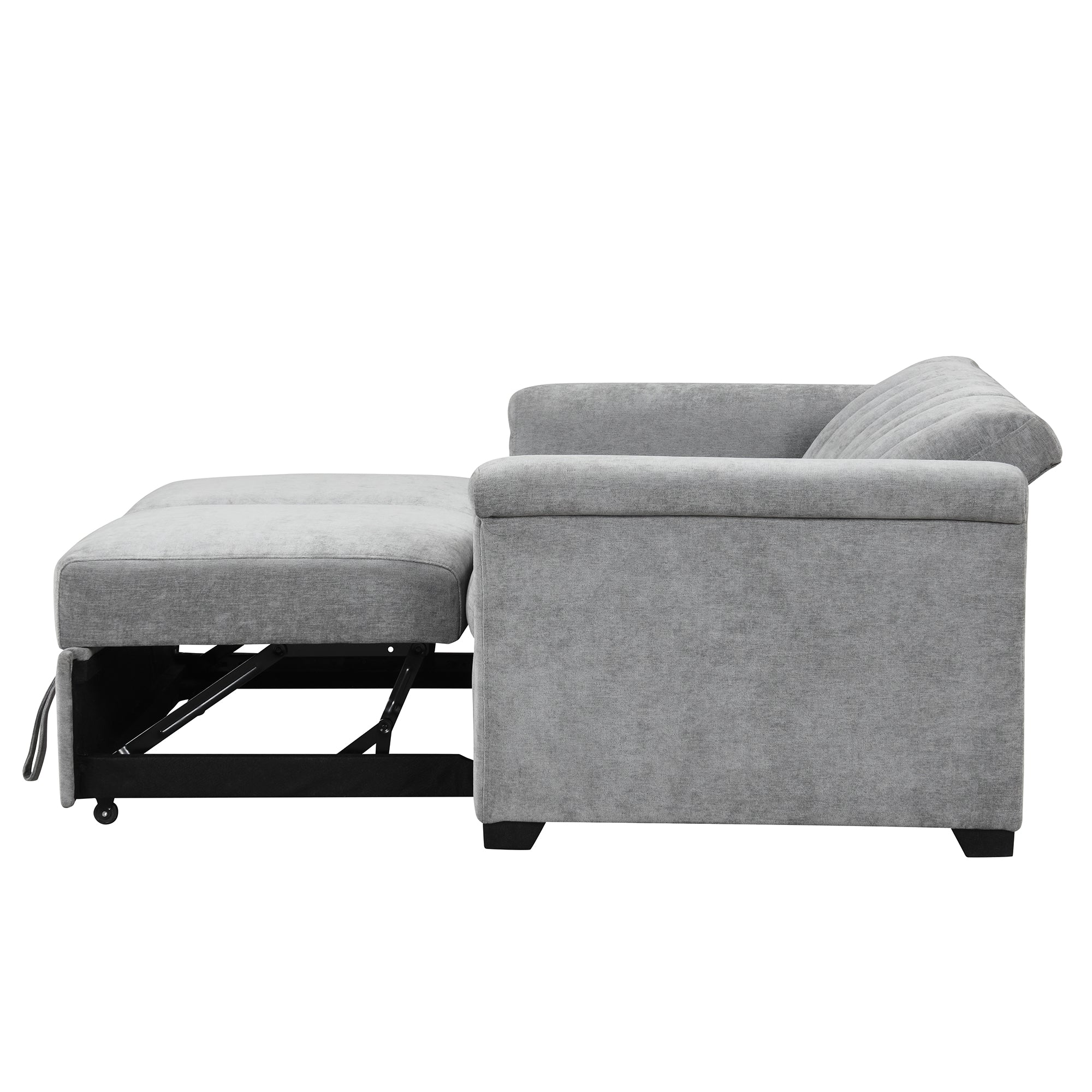 Convertible Soft Cushion Sofa Pull-Out Bed for Two