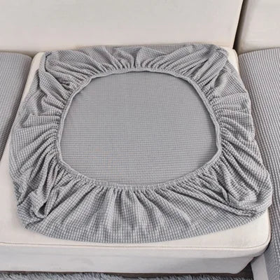 Solid Color Sofa Slipcover Elastic Furniture Protector Soft Finish