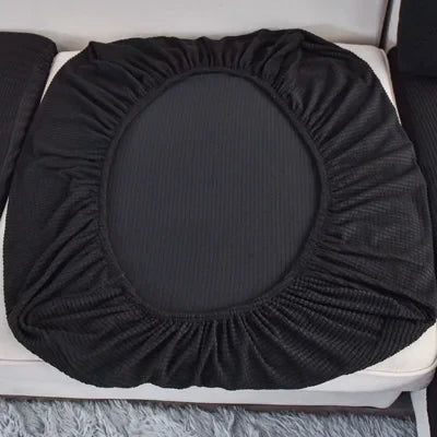 Solid Color Sofa Slipcover Elastic Furniture Protector Soft Finish