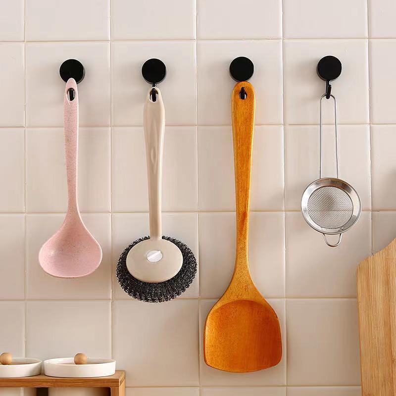 10PCS Strong Self-Adhesive Wall Hooks – No Drilling Needed