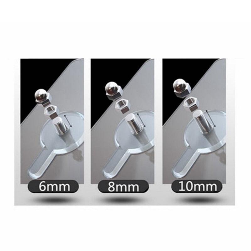 10 Pcs Punch-Free Adhesive Wall Hooks for Drywall & Doors