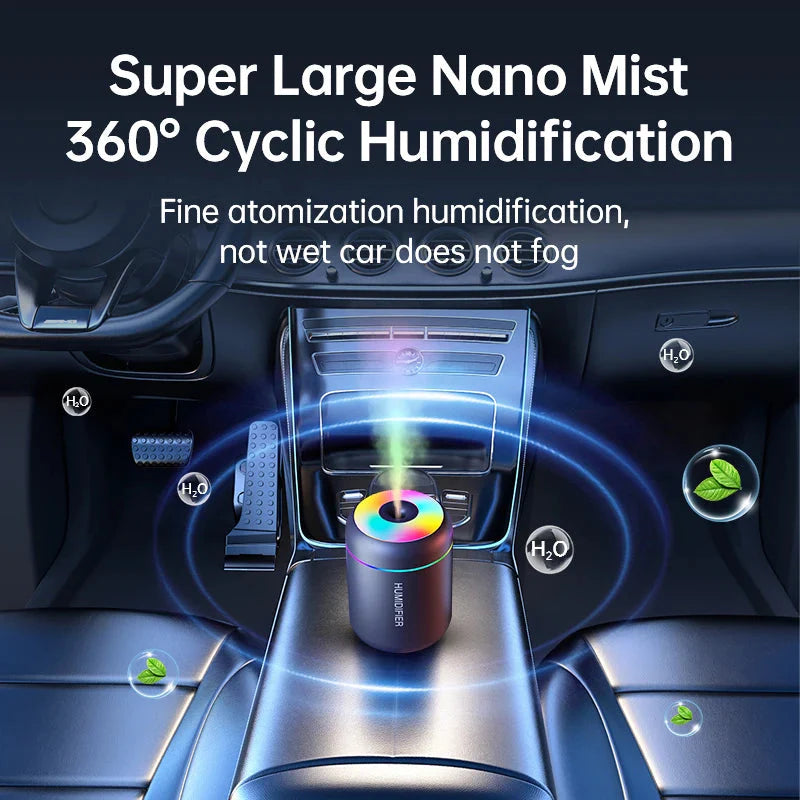 180ML Mini USB Air Humidifier – Aroma Diffuser & Mist Maker