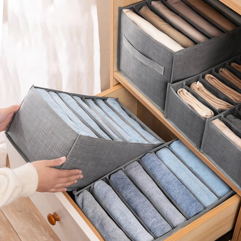 Underwear & Bra Storage Box with Divider for Wardrobe