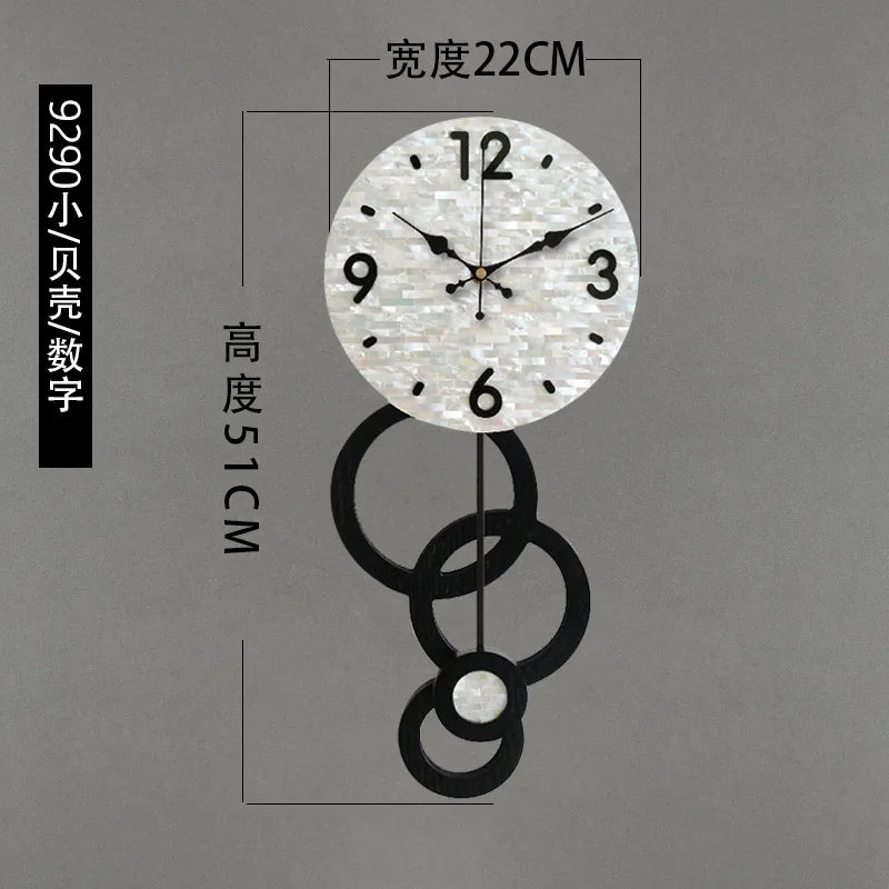 Fancy Minimalist Modern Luxury Wall Clock for Home Interior