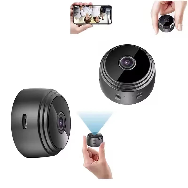A9 Mini WiFi Security Camera – Wireless HD Video Surveillance IP Camera with Night Vision & Motion Detection for Home Monitoring