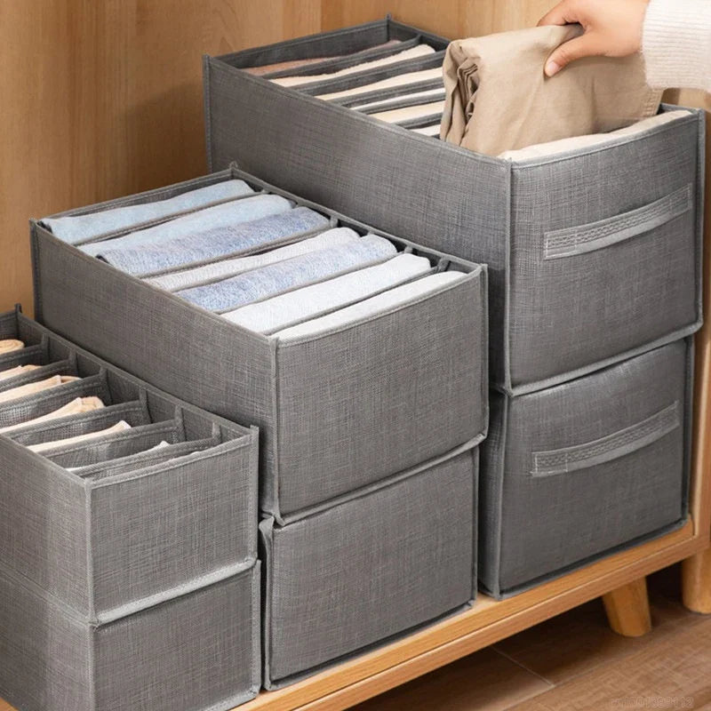 Underwear & Bra Storage Box with Divider for Wardrobe