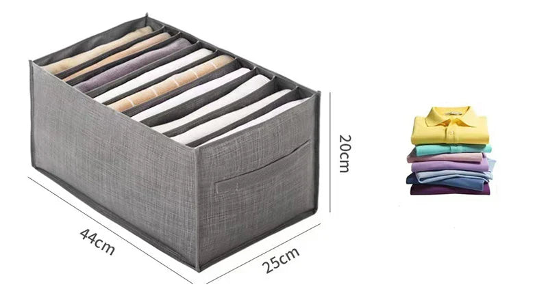 Underwear & Bra Storage Box with Divider for Wardrobe