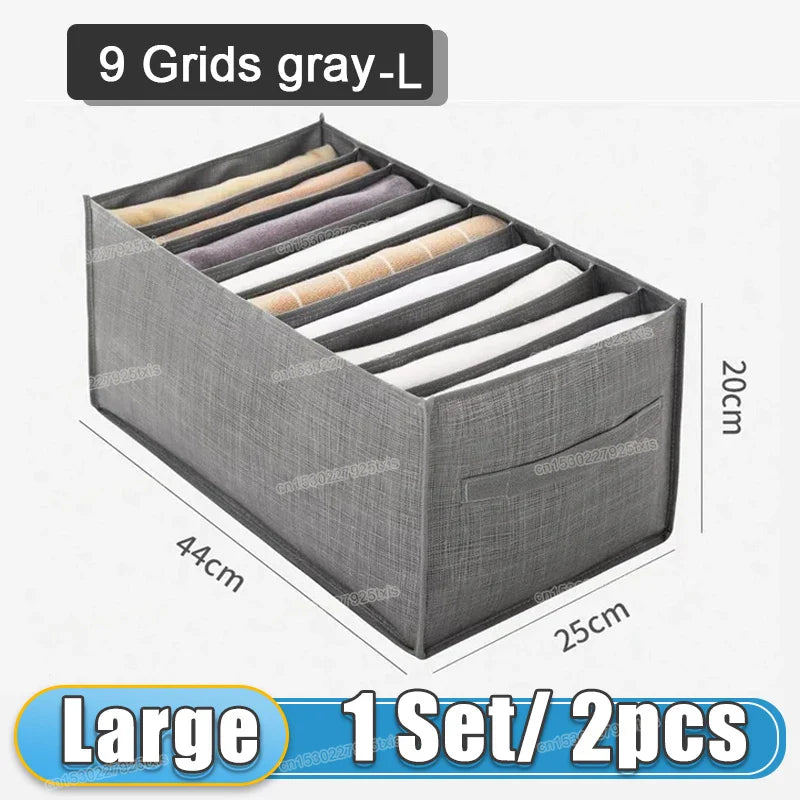 Underwear & Bra Storage Box with Divider for Wardrobe