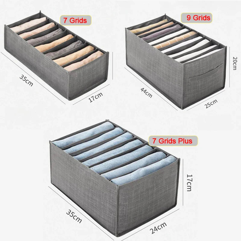 Underwear & Bra Storage Box with Divider for Wardrobe