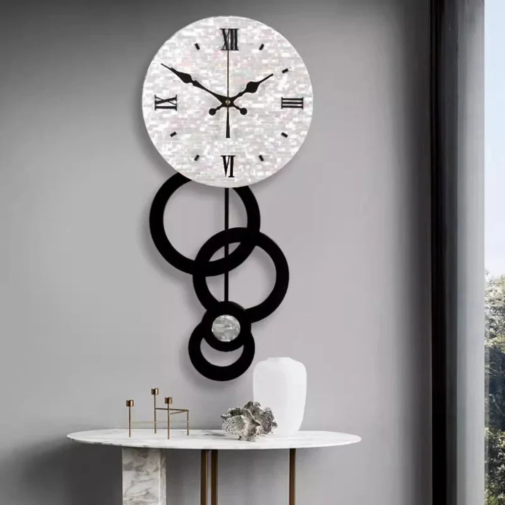 Fancy Minimalist Modern Luxury Wall Clock for Home Interior