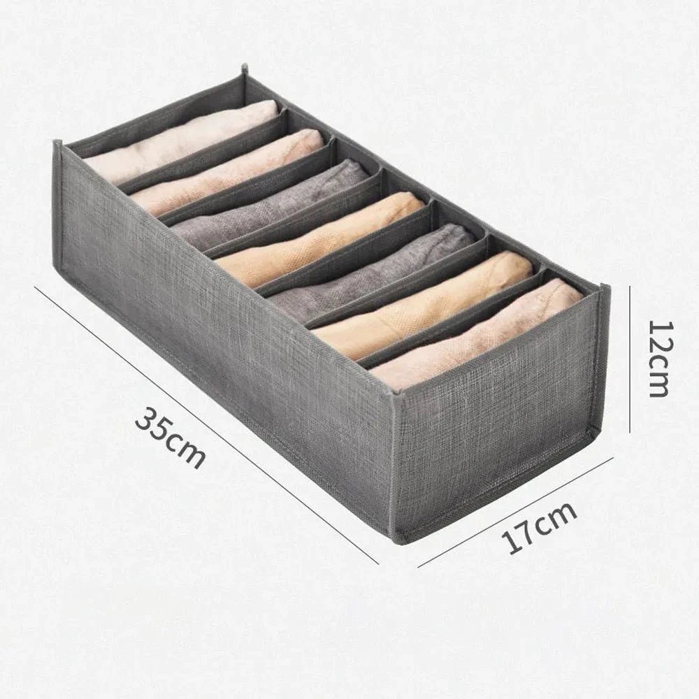 Underwear & Bra Storage Box with Divider for Wardrobe