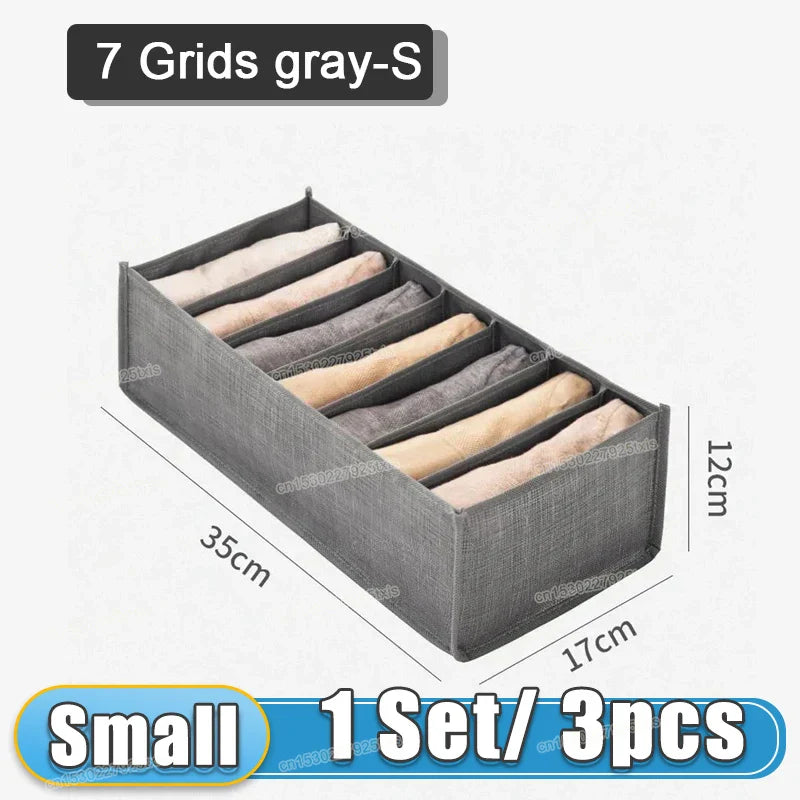 Underwear & Bra Storage Box with Divider for Wardrobe