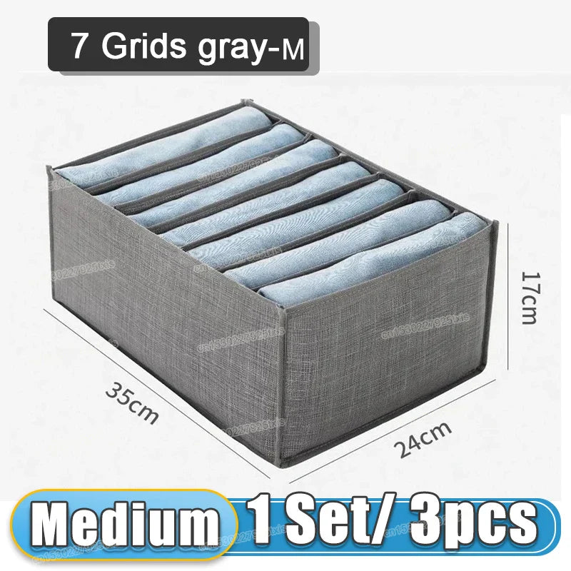 Underwear & Bra Storage Box with Divider for Wardrobe