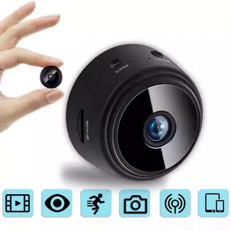 A9 Mini WiFi Security Camera – Wireless HD Video Surveillance IP Camera with Night Vision & Motion Detection for Home Monitoring