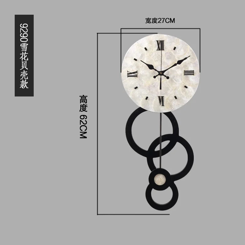 Fancy Minimalist Modern Luxury Wall Clock for Home Interior