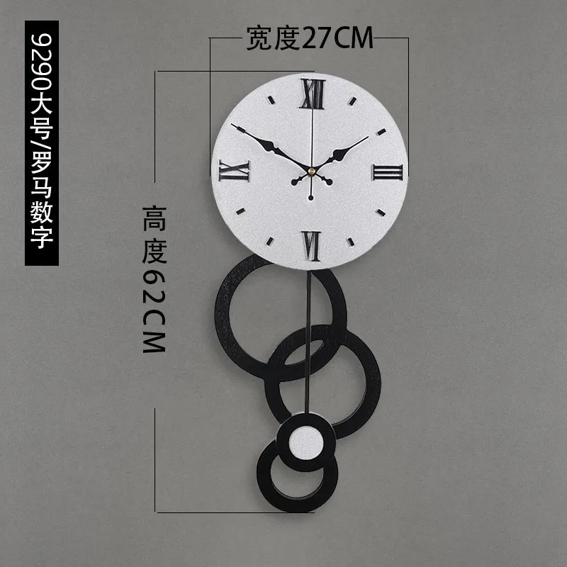 Fancy Minimalist Modern Luxury Wall Clock for Home Interior