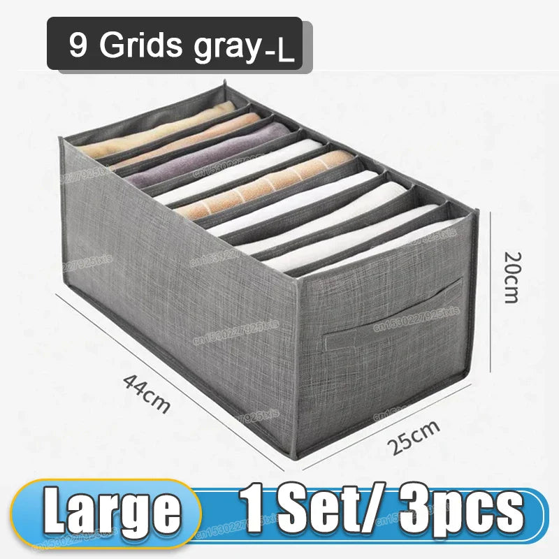 Underwear & Bra Storage Box with Divider for Wardrobe
