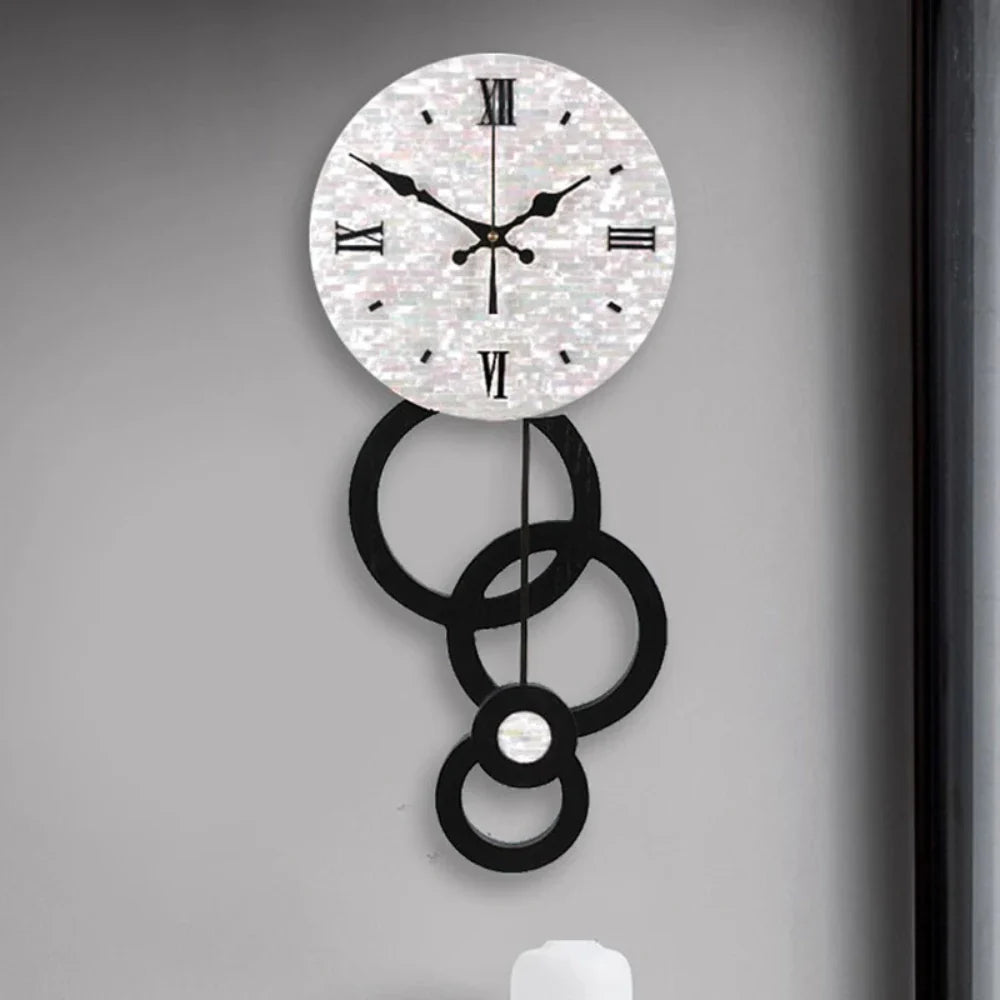 Fancy Minimalist Modern Luxury Wall Clock for Home Interior