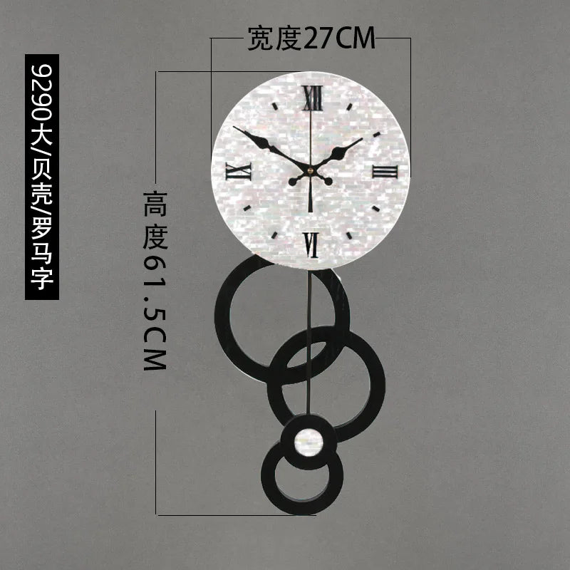 Fancy Minimalist Modern Luxury Wall Clock for Home Interior