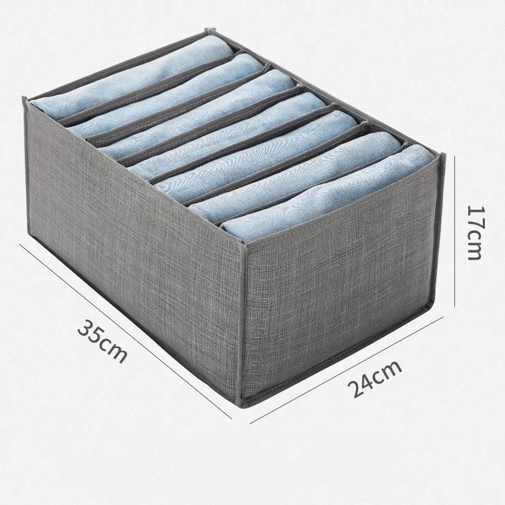 Underwear & Bra Storage Box with Divider for Wardrobe