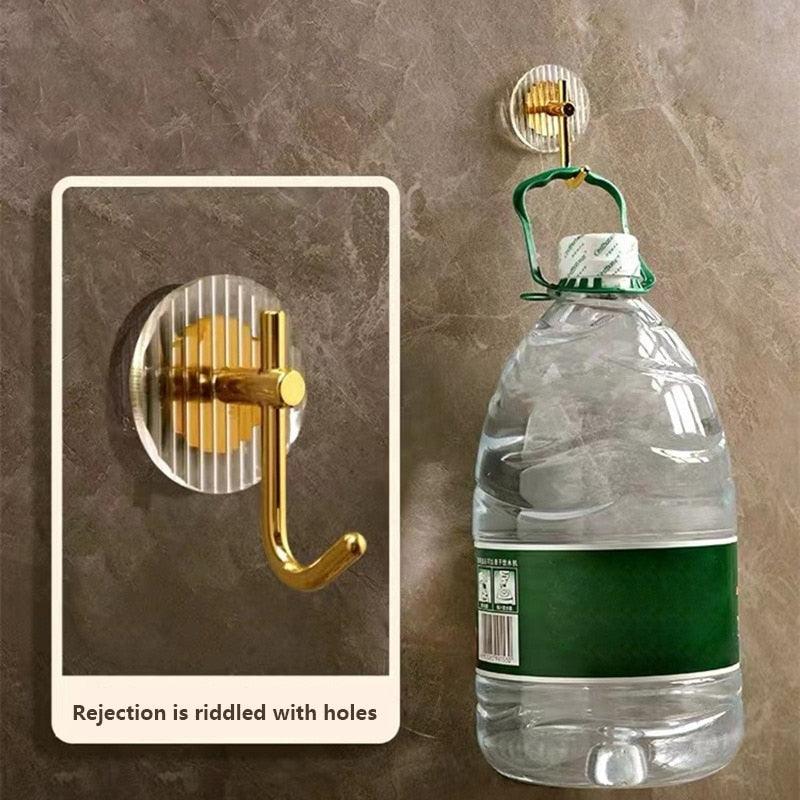 Acrylic Self-Adhesive Wall Hooks for Towels, Coats & Bags