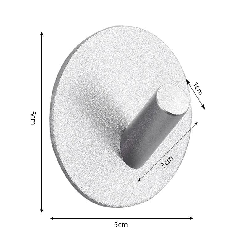Adhesive Wall Hooks for Keys, Coats, Towels, and Bags