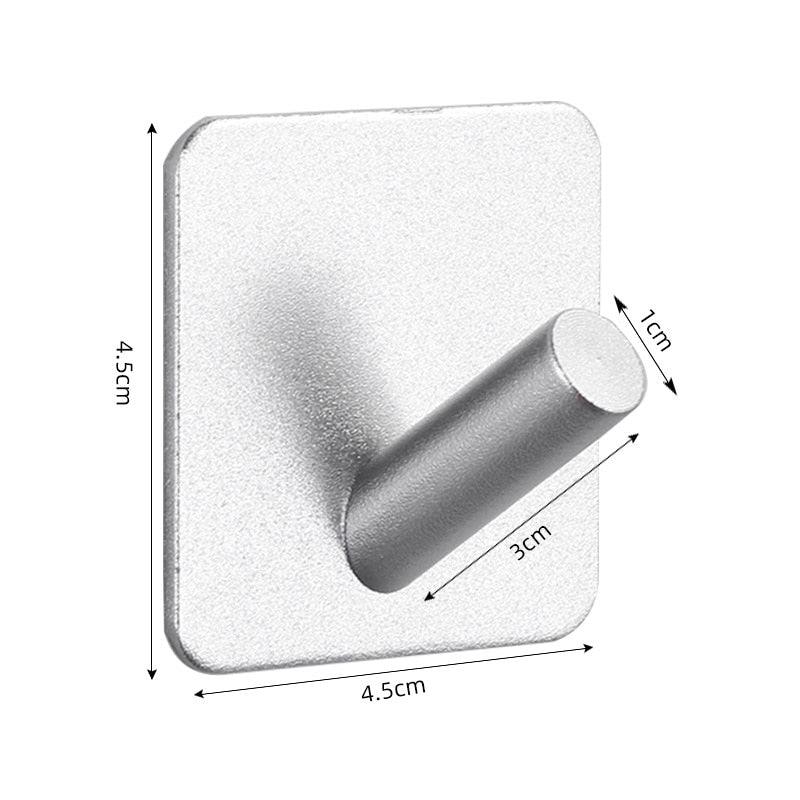 Adhesive Wall Hooks for Keys, Coats, Towels, and Bags