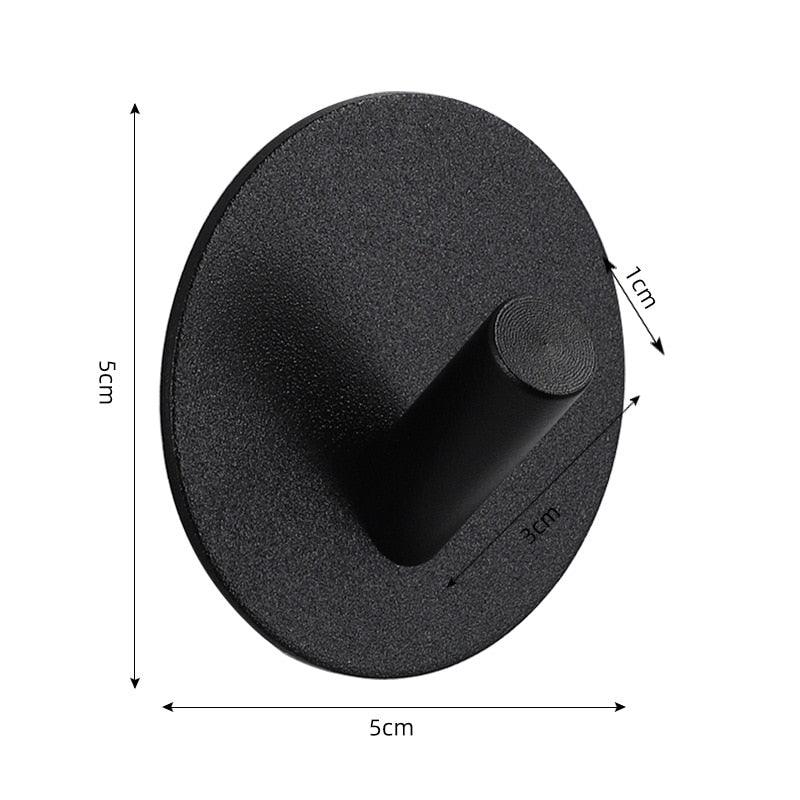 Adhesive Wall Hooks for Keys, Coats, Towels, and Bags