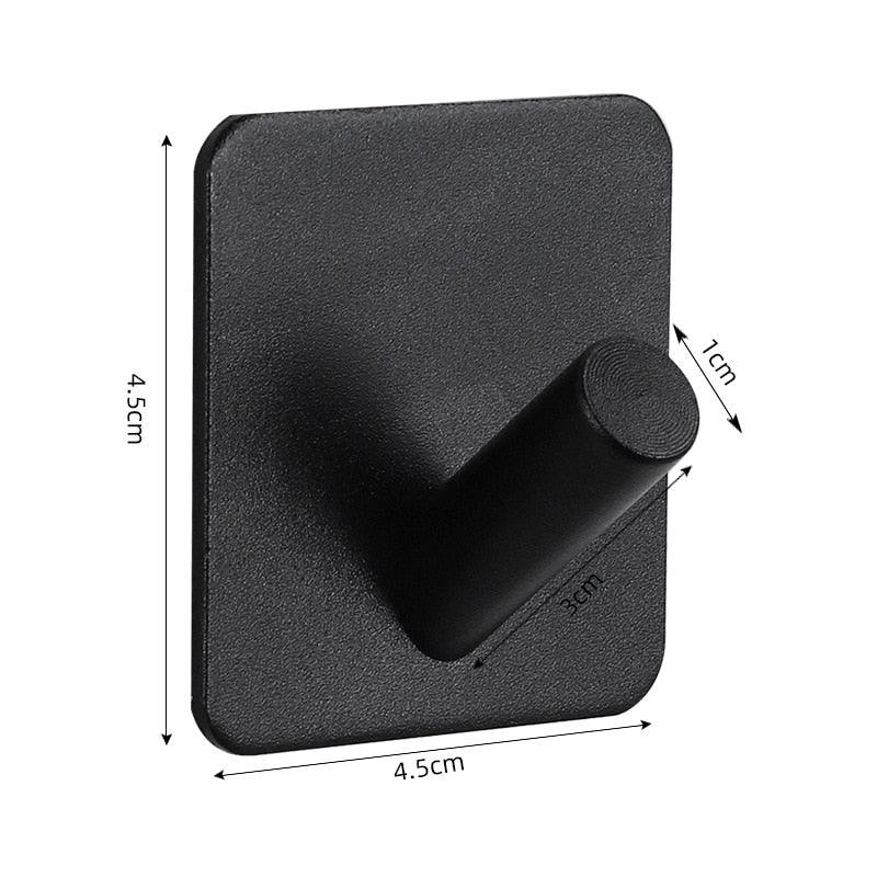 Adhesive Wall Hooks for Keys, Coats, Towels, and Bags