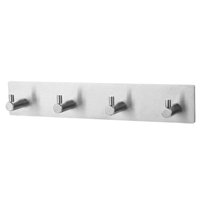 Black Stainless Steel Wall Hook for Towels, Coats, and Hats