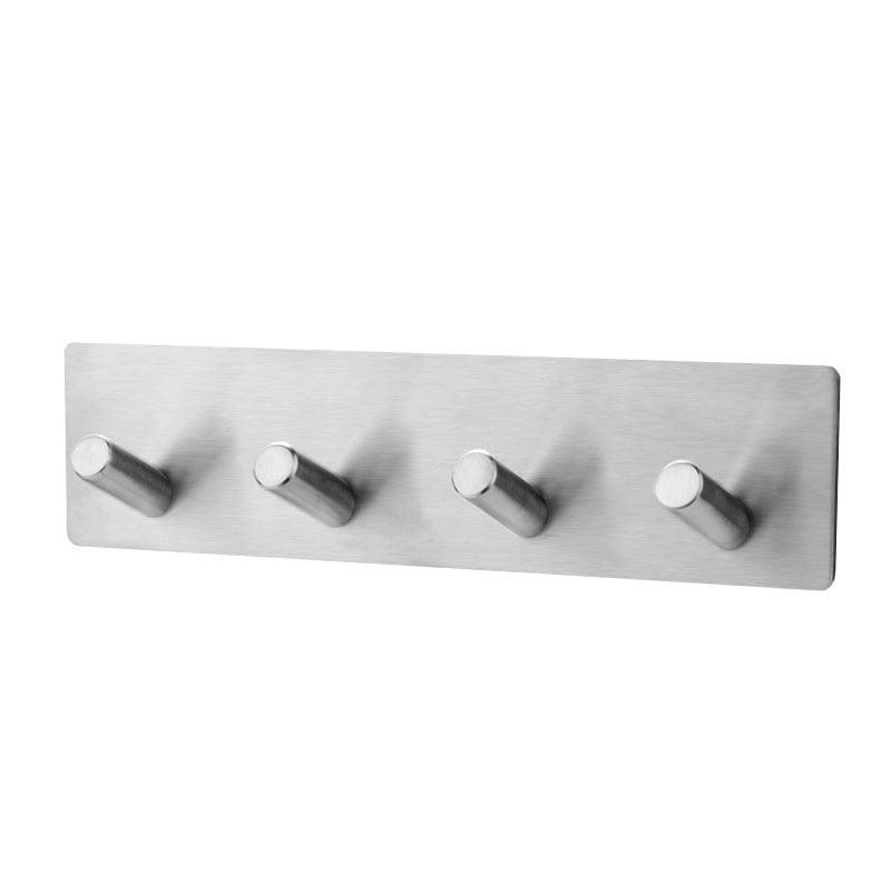 Black Stainless Steel Wall Hook for Towels, Coats, and Hats