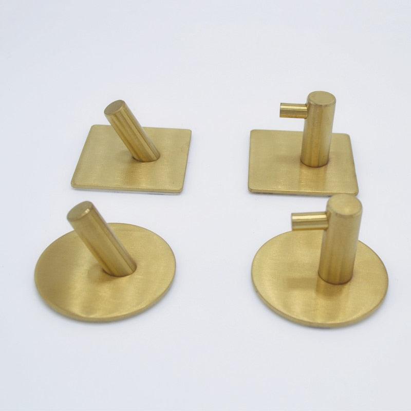 Black Stainless Steel Wall Hook for Towels, Coats, and Hats