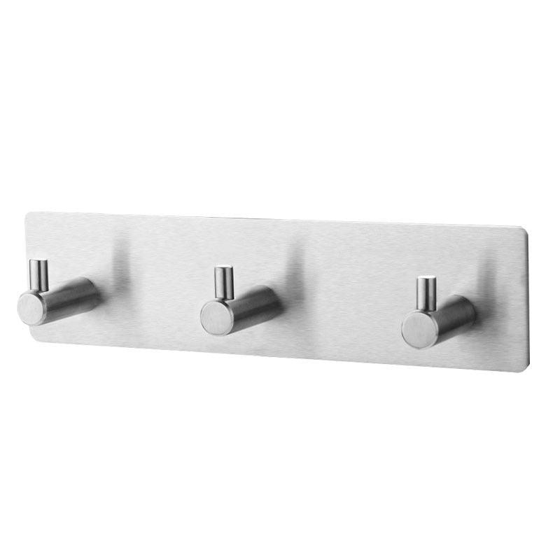 Black Stainless Steel Wall Hook for Towels, Coats, and Hats