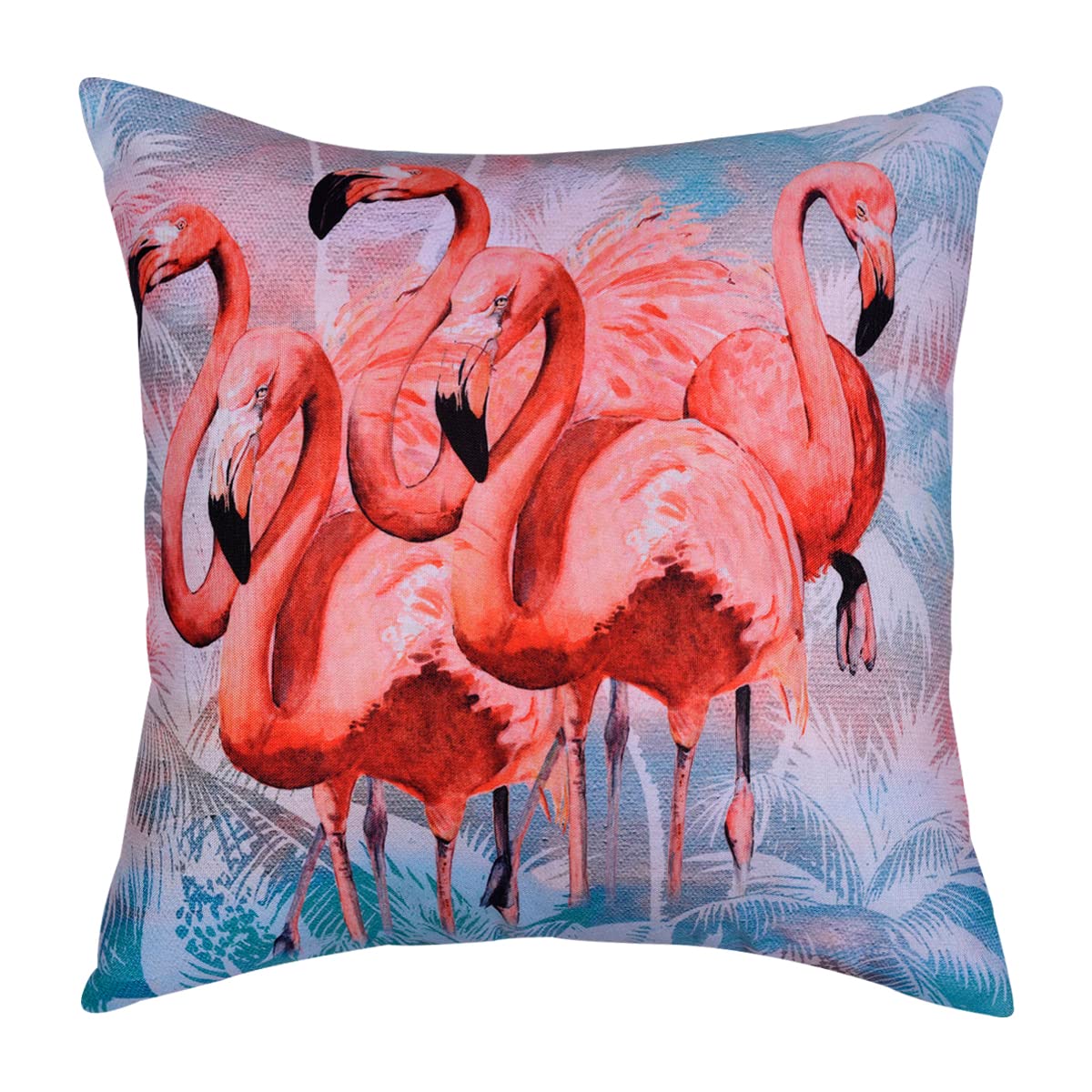 Flamingo Printed Design Throw Pillow Covers