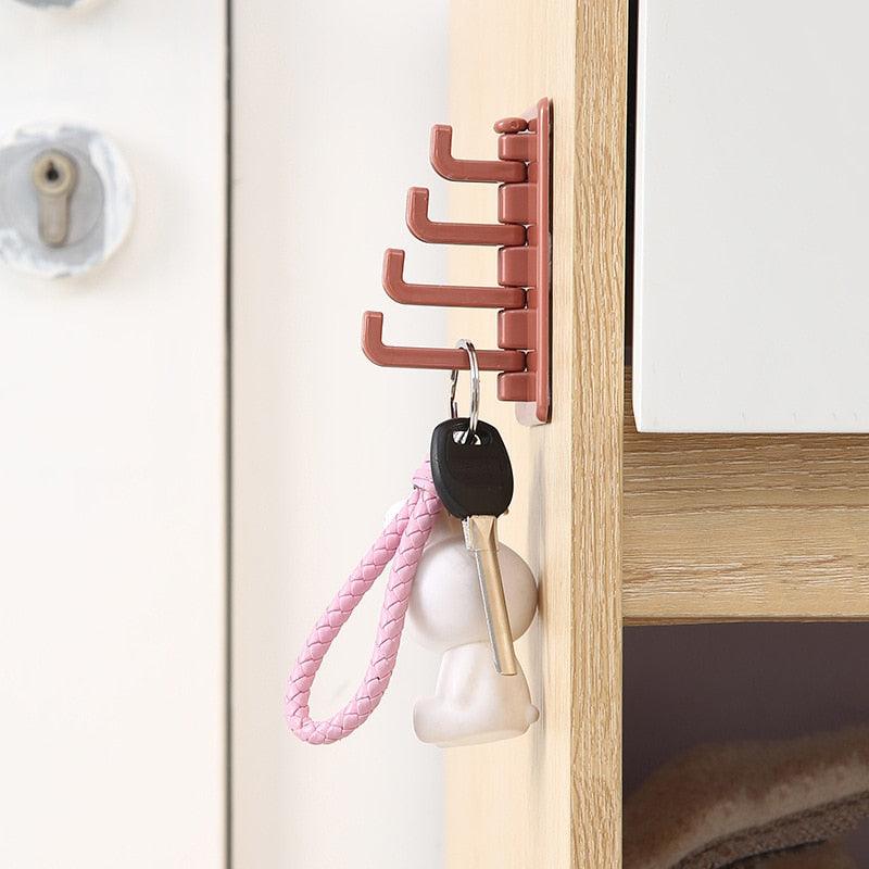 Rotating Self-Adhesive Wall Hook for Bathroom & Kitchen