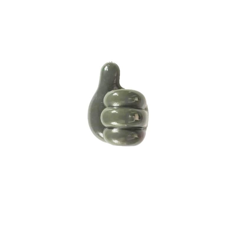 Self-Adhesive Silicone Thumb Wall Hook & Cable Clip Organizer