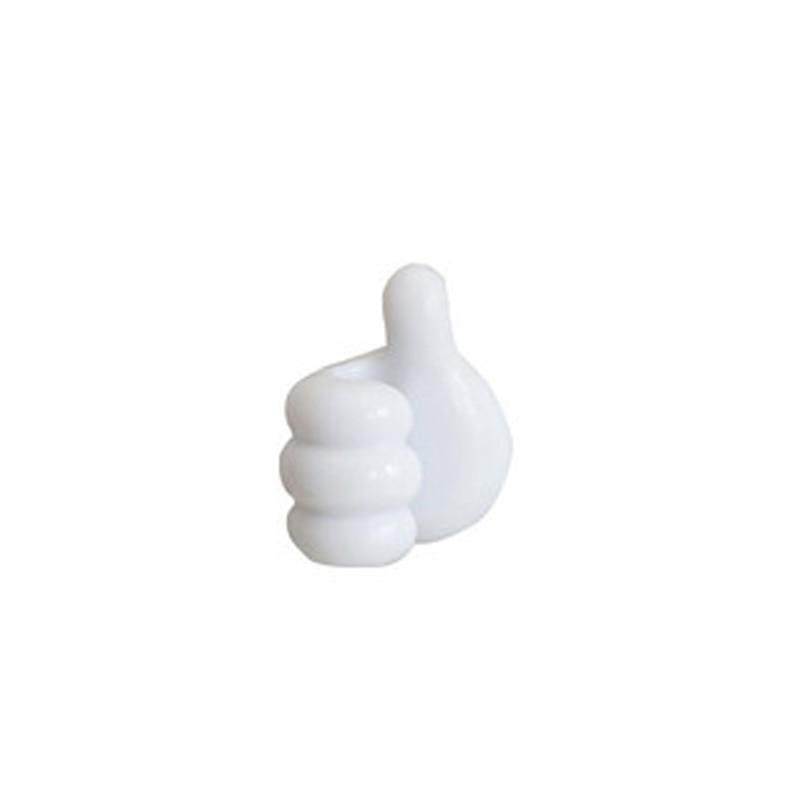 Self-Adhesive Silicone Thumb Wall Hook & Cable Clip Organizer