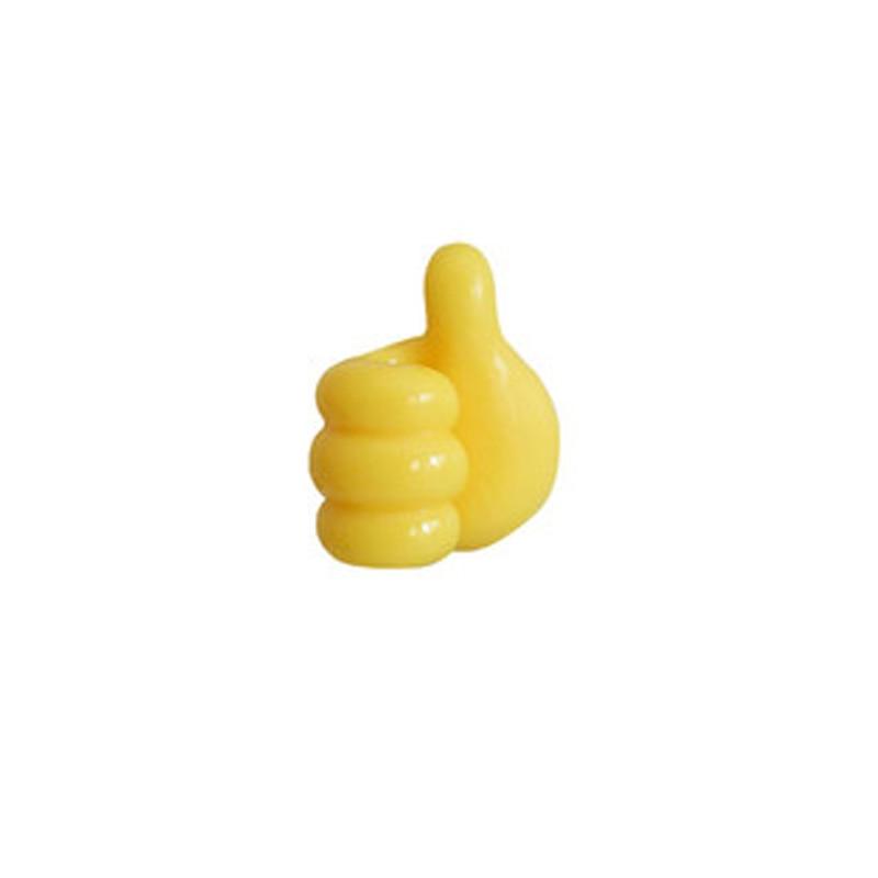 Self-Adhesive Silicone Thumb Wall Hook & Cable Clip Organizer