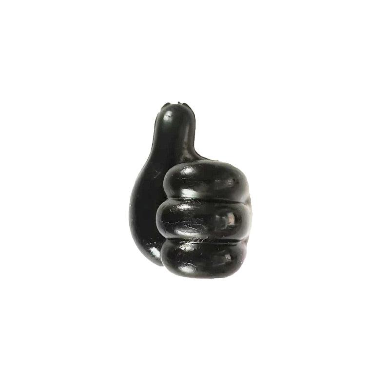 Self-Adhesive Silicone Thumb Wall Hook & Cable Clip Organizer